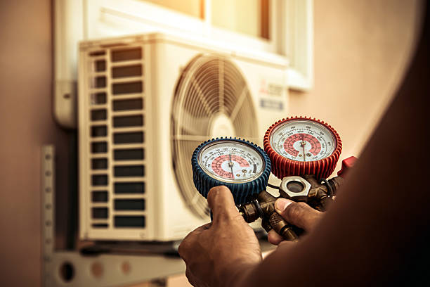 Professional Hvac Installation technician working in Galveston, IN